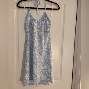 A&F Halter Ruched Mini Dress